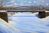 216 • “Winter Still at Bressler Mill” Fine Art Canvas